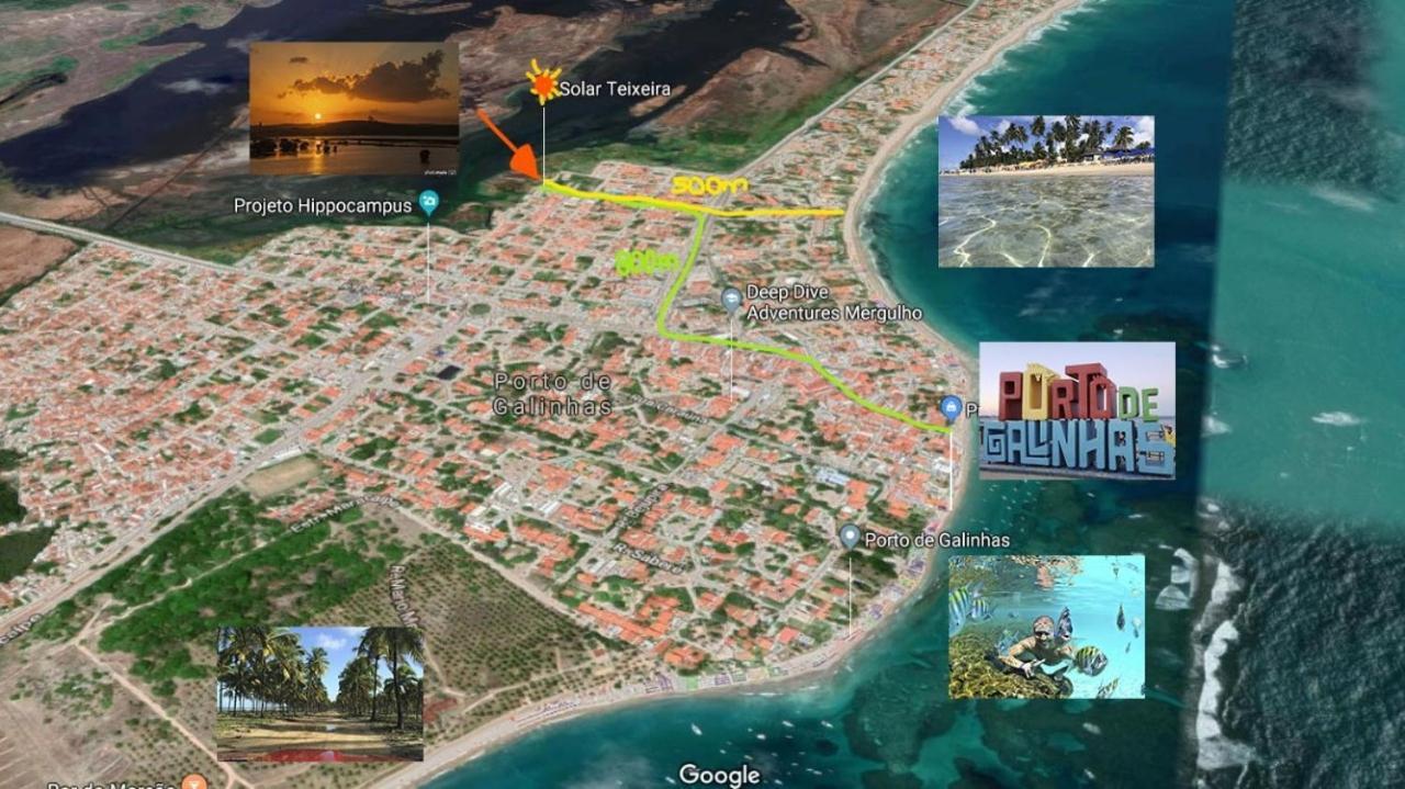 Solar Teixeira Flats Hotel Porto de Galinhas Bagian luar foto